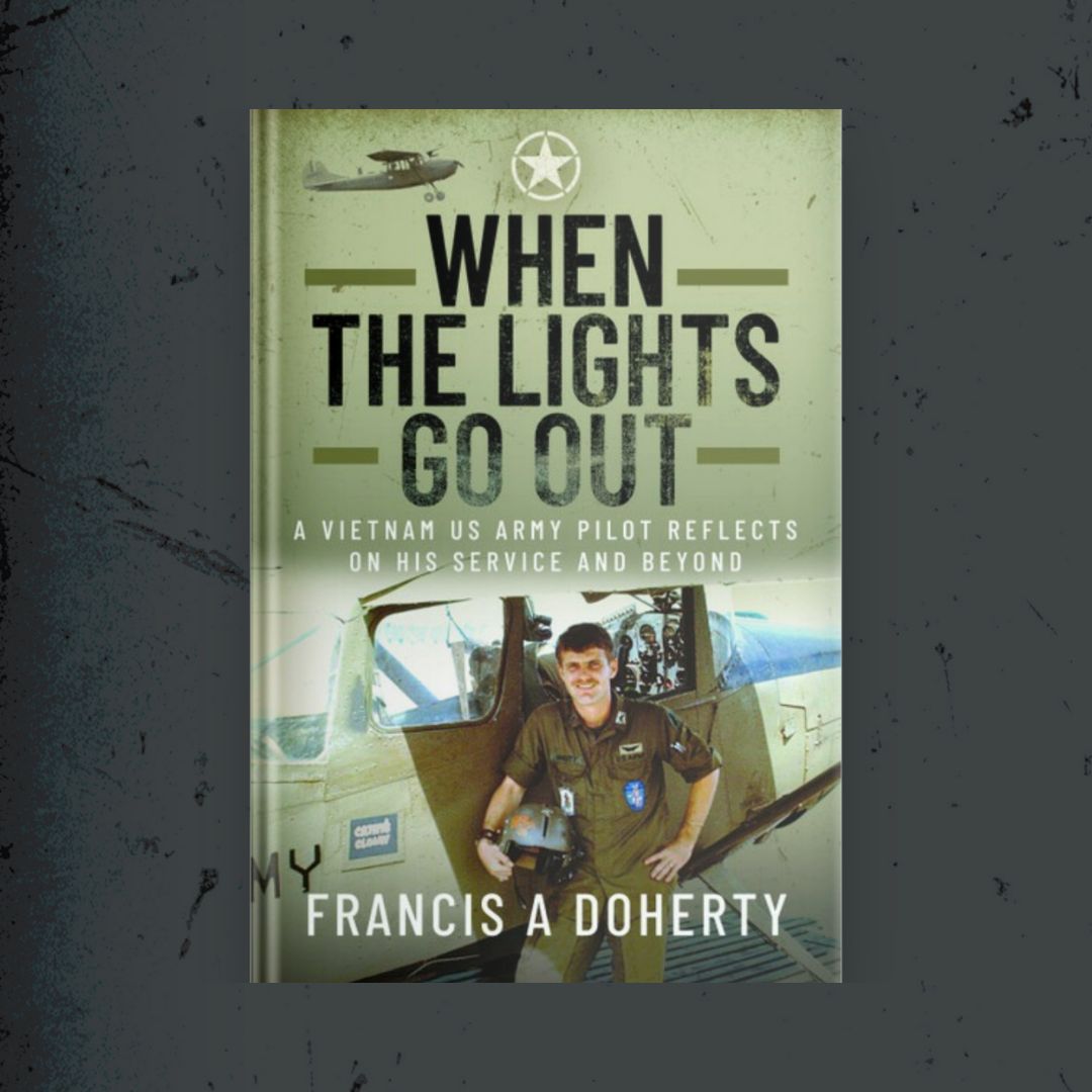 penswordbooks's tweet photo. #NewBook 📖 - When the Lights Go Out 

Drawing on his experiences flying covert reconnaissance missions over the Ho Chi Minh Trail, Francis A Doherty offers a deeply personal and poignant account of the lasting impact of war. 

🛒 https://t.co/PqxsgtYQp4 https://t.co/ZvXR5DgPOz