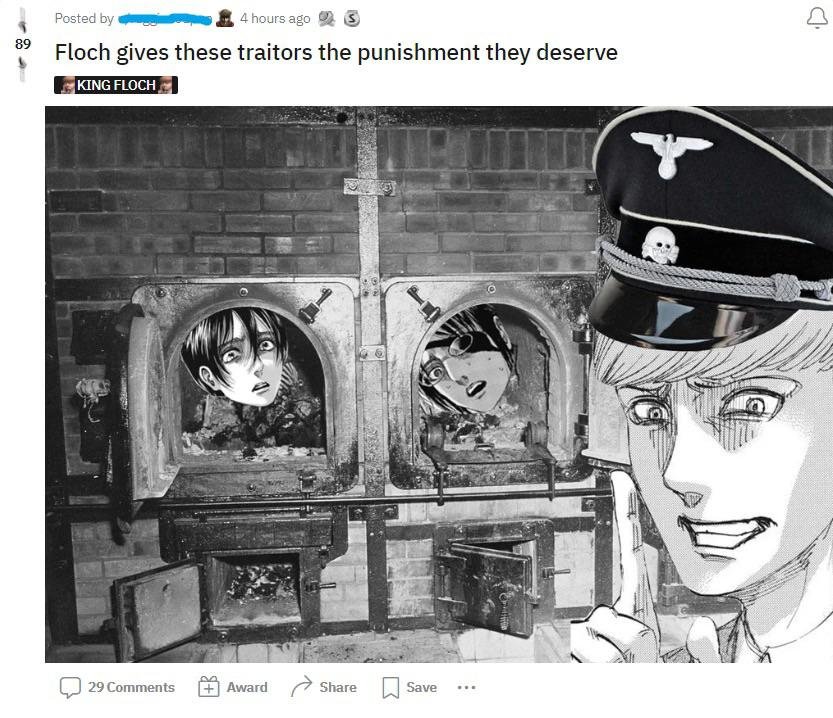 BasDoMarley1916's tweet photo. Céad míle fáilte ort ar ais r/Yeagerbomb https://t.co/kftu2jCZqX
