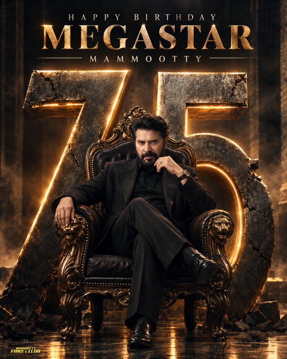 kuttettan369's tweet photo. 75💔 #HappyBirthdayMammukka

Megastar #Mammootty

HBD MEGASTAR MAMMOOTTY https://t.co/w4om1Xv3JM