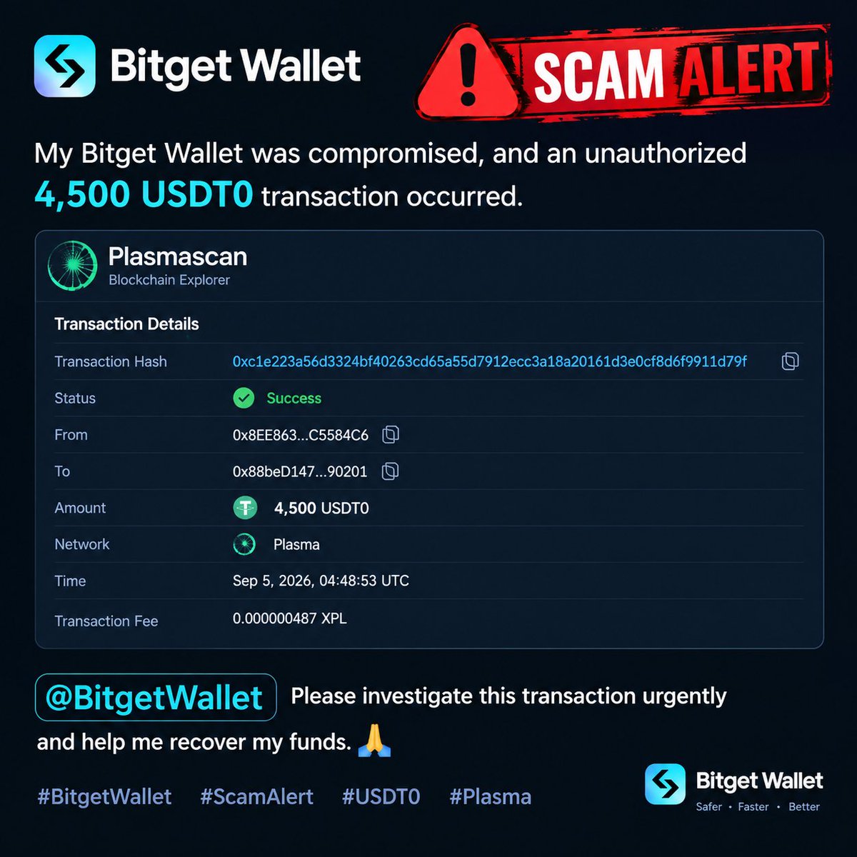 Mahin124's tweet photo. @BitgetWallet @apepeofficial Please refund my money https://t.co/HQJaD3cZEH
