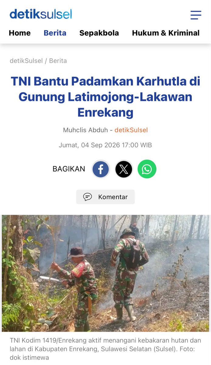 AuresTalia's tweet photo. Bagi TNI, dedikasi bukan hanya tugas, melainkan catatan perjuangan dan kecintaan untuk negeri ini.
Situasi Apapun Hadir https://t.co/9eGhqxan9g