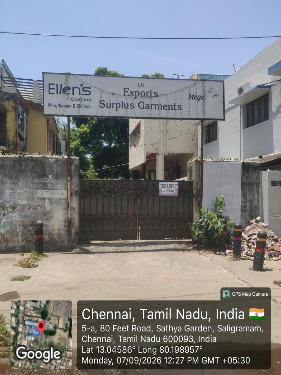 arjunbaskar's tweet photo. I would like to bring a matter to your attention: at No.9/5 Kamarajar 1 st street Sathya Garden, Saligramam, Chennai -93 (within Ward 136 of the Greater Chennai Corporation), an individual has been encroaching upon and personally occupying a public road 30 years.@chennaicorp https://t.co/aSGxNAOptC