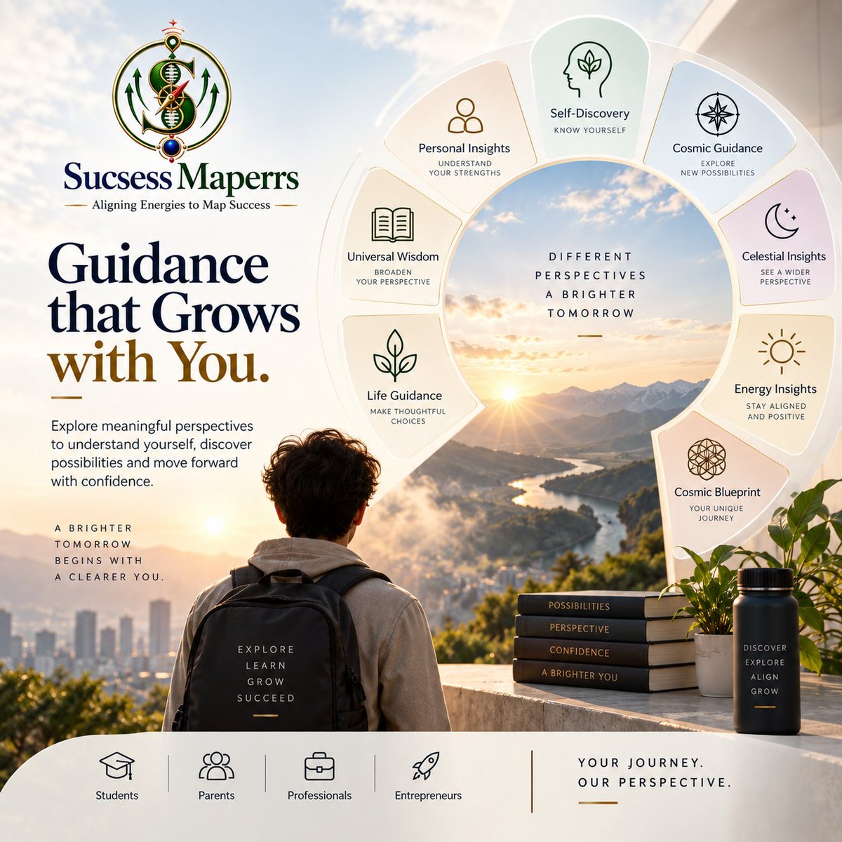 SucsessMaperrs's tweet photo. SucsessMaperrs helps you understand your strengths, explore possibilities, and gain meaningful perspectives for your future.

Discover what makes your journey unique and gain greater clarity around your education, career, and personal growth. https://t.co/J9AU1ulnDx
