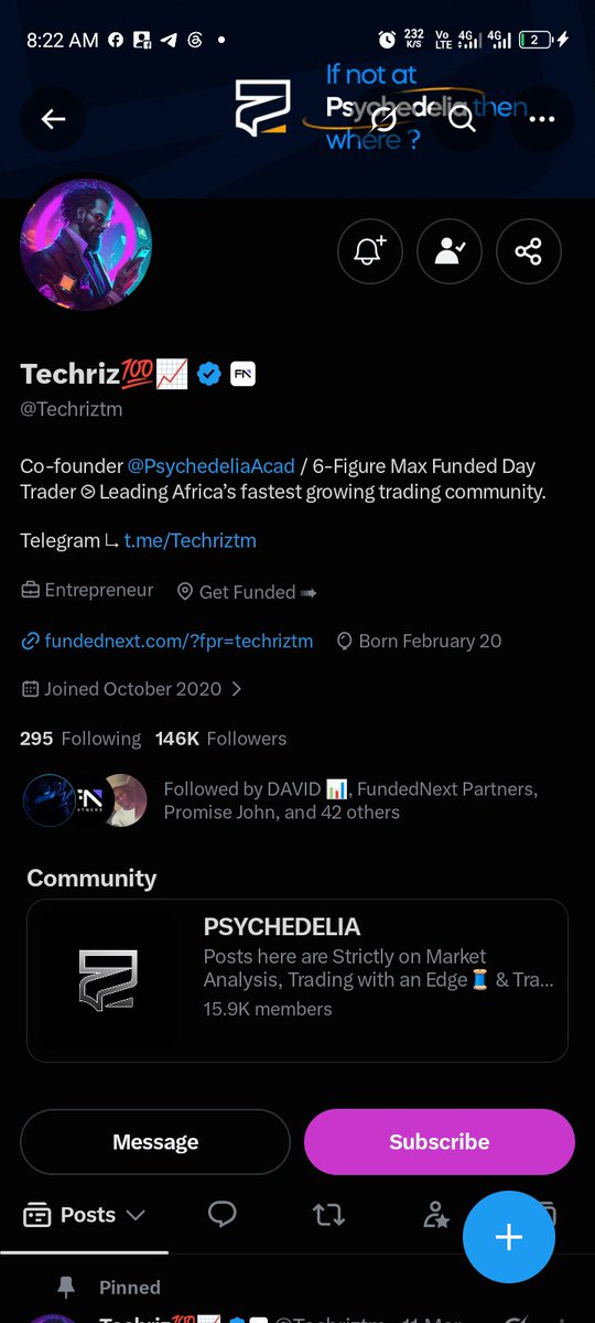 Mrbeejay5's tweet photo. @Techriztm @PsychedeliaAcad @Kelvintalent_ @FundedNext Done sir https://t.co/8CWCCf1wen