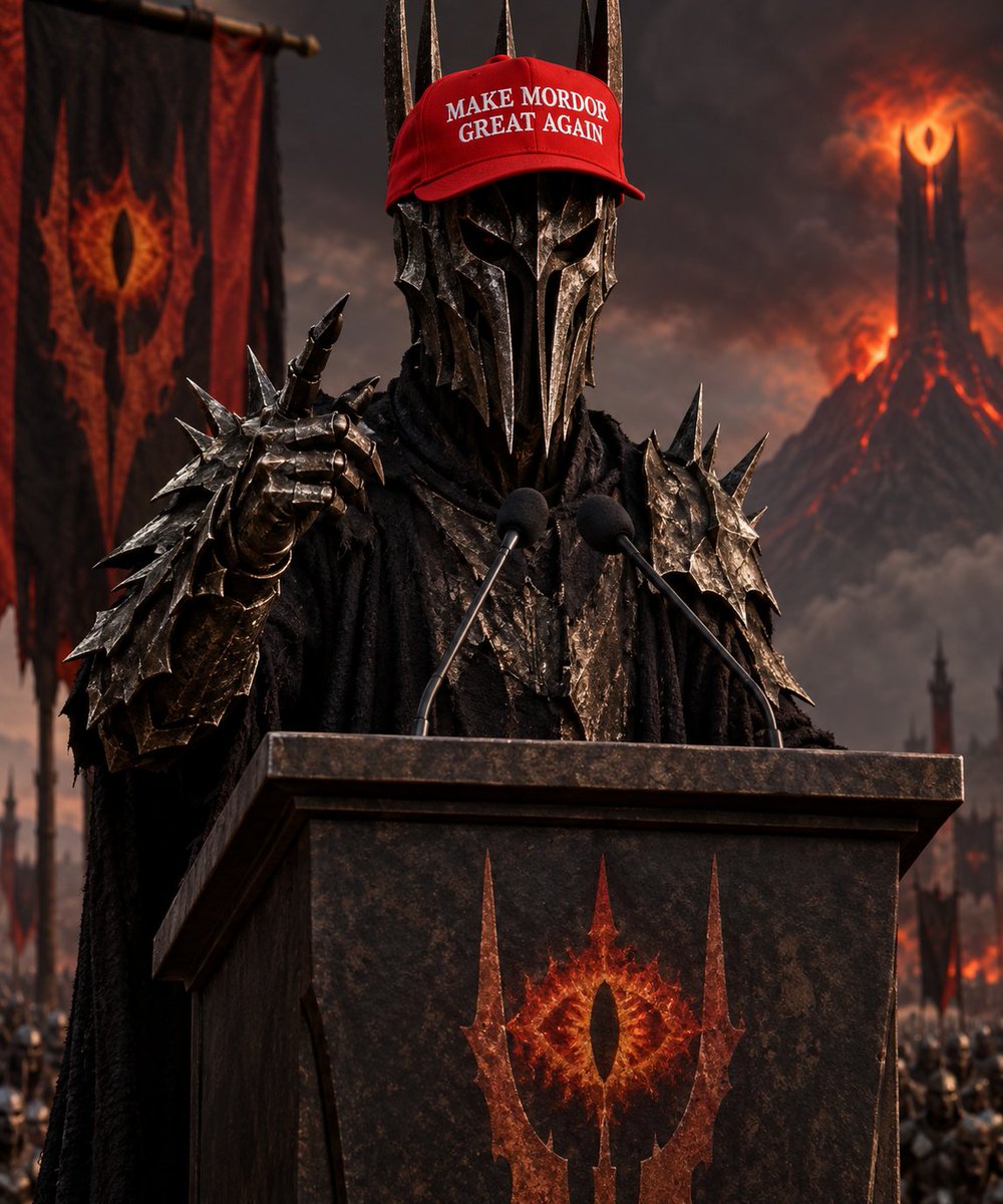 EstifMcQueen's tweet photo. Sauron tendría sus cosillas, pero al menos no quiso cambiar el nombre de la Bahía de Belfalas por "Bahía de Mordor" https://t.co/Ka9cWQBH8u