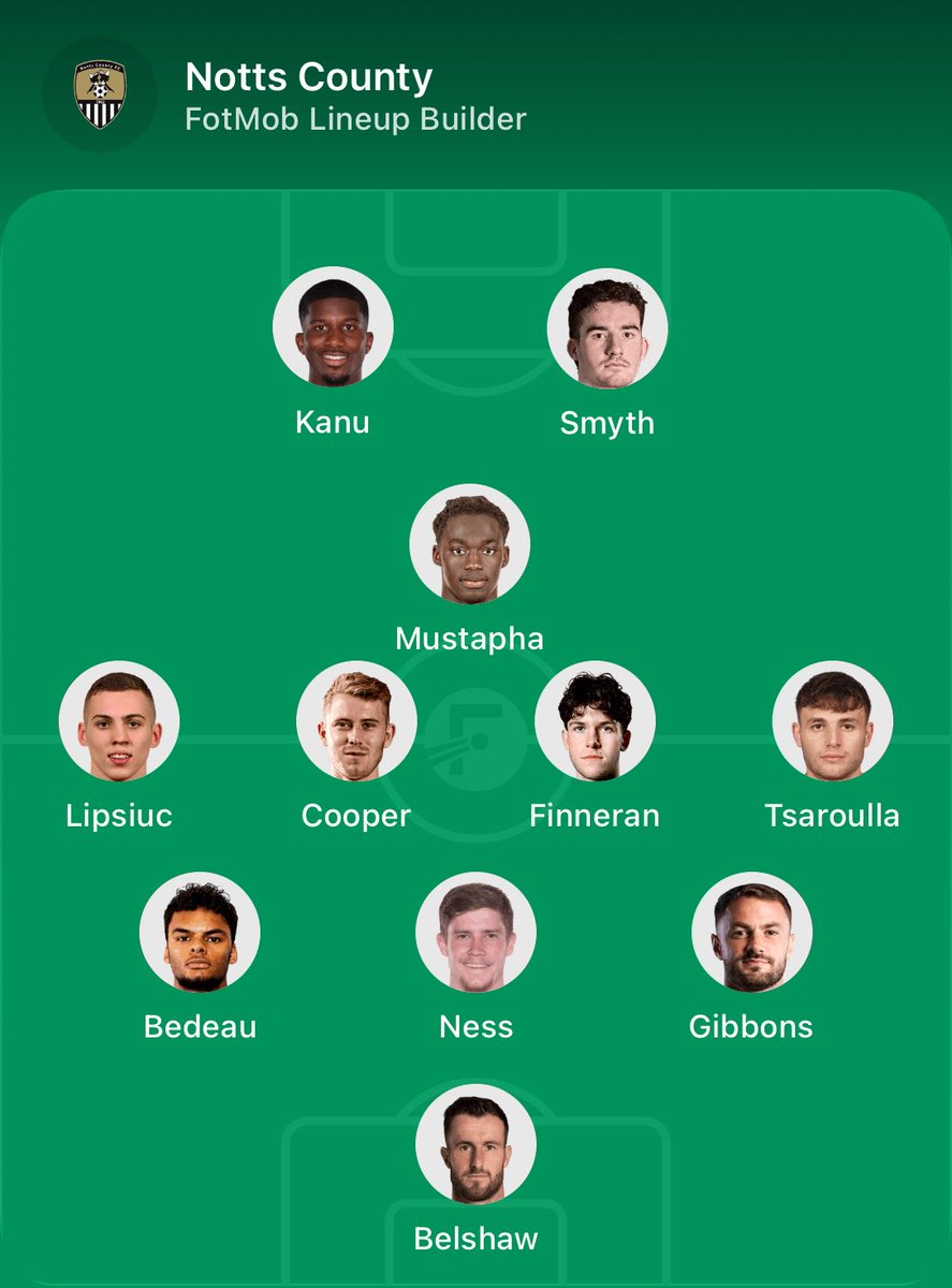 NottsMassive1's tweet photo. Would like to see us lineup like this at some point. Gotta see what 2 up front can do

#notts https://t.co/3EMzRiDP6J