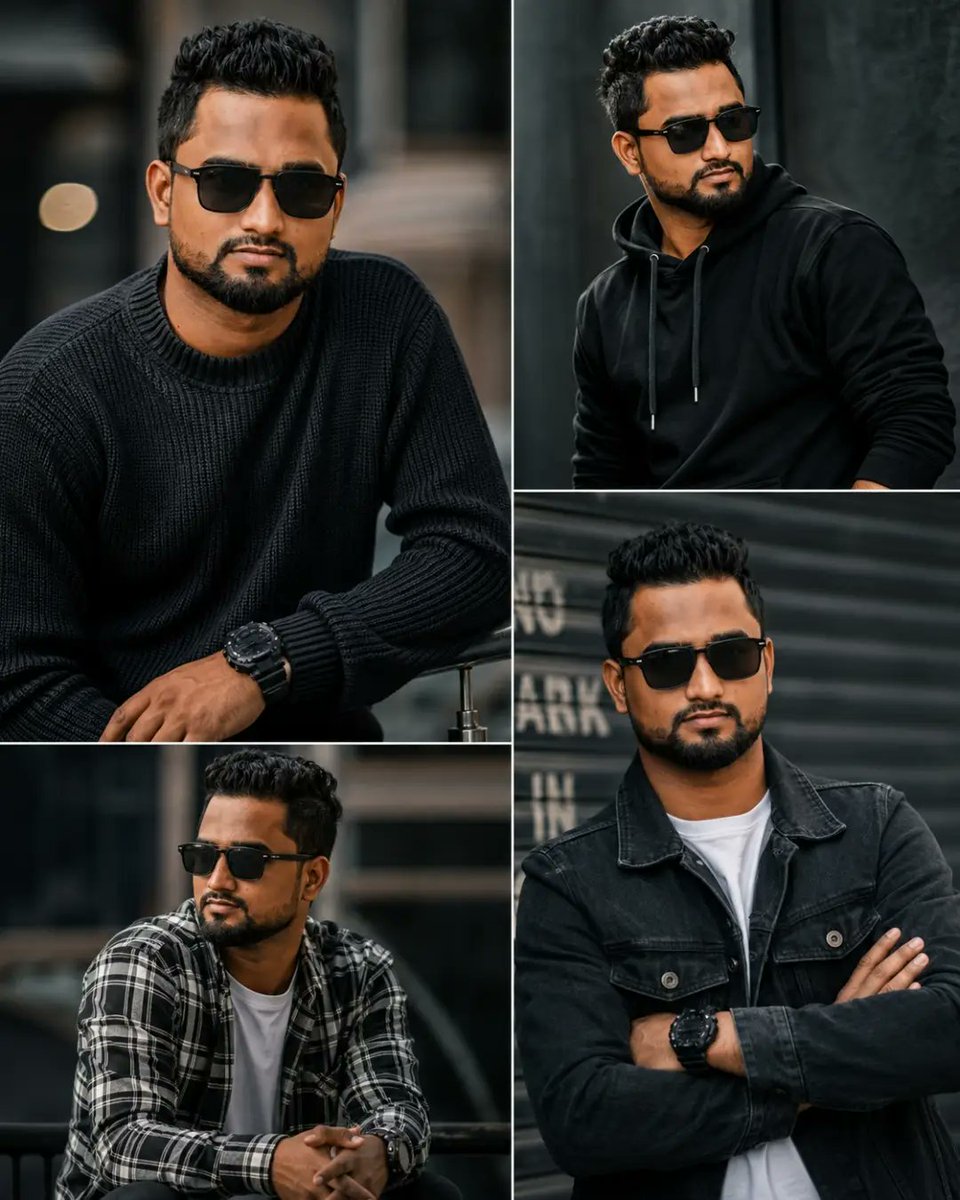 CarlBrimobjm's tweet photo. Black fits every mood. Confidence completes every look. https://t.co/RJYEtDyWN6