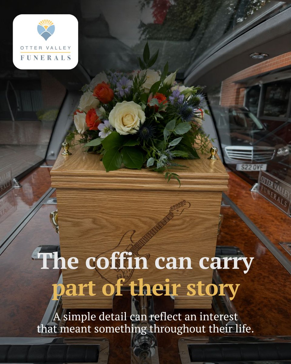 OtterFunerals's tweet photo. The coffin can carry part of their story.

Personalisation does not always need to be loud.

https://t.co/Bvnb0VnHnB

#funeraldirector #funeralservices #independentbusiness #funeraldirectorexmouth #funeraldirectorbudleigh https://t.co/QRFC88j9iw