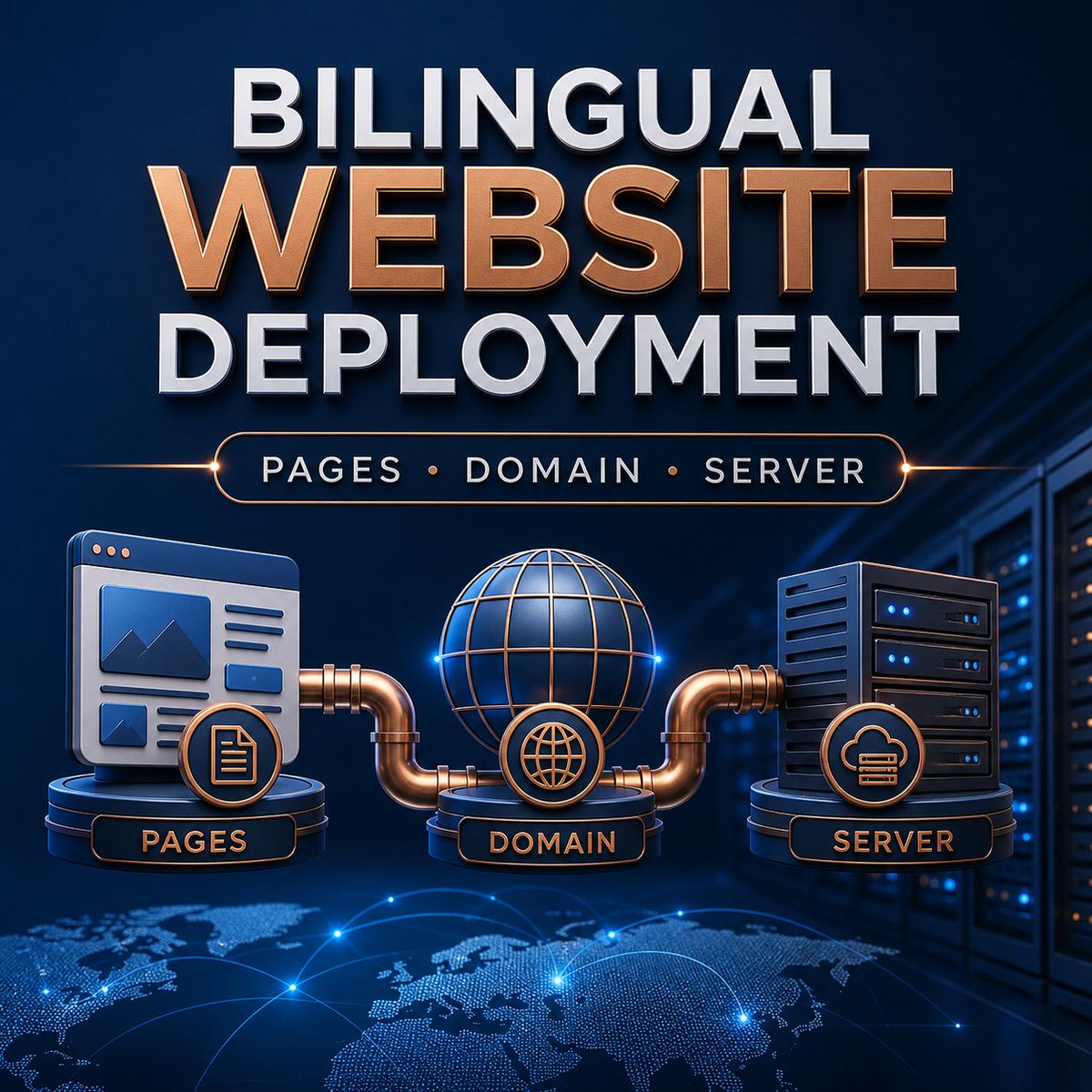 Wbe3Jason's tweet photo. A bilingual official website, domain, and server deployment create the foundation for public presentation and reliable delivery. We build the pages, environment, and launch flow around your needs. #Web3Website #ServerDeployment #Domain https://t.co/AU5M70rgEG