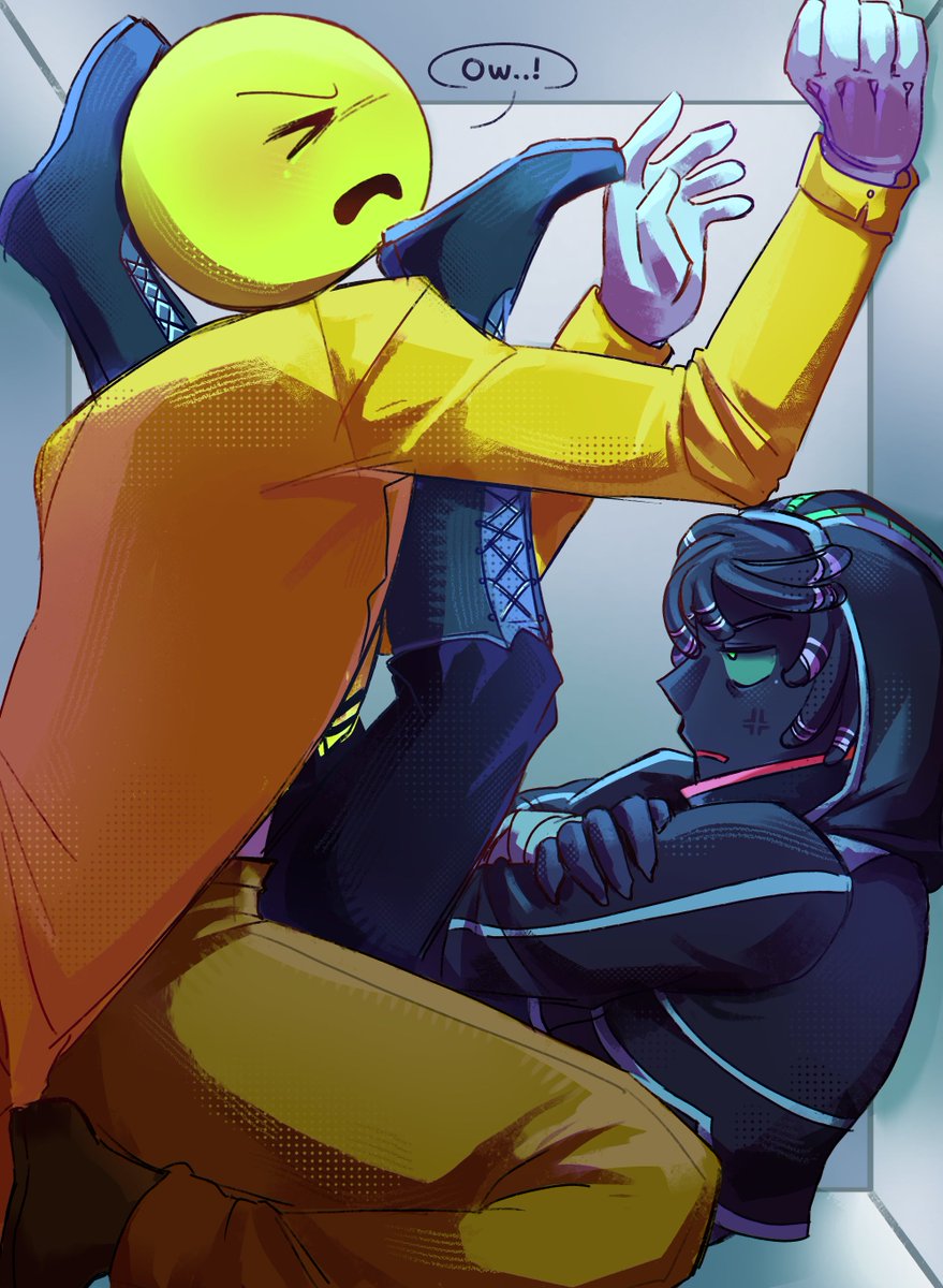 AwkwardLui's tweet photo. #verityᵀᴹ #verimob #mobity #sikayd 

Verity and Mob but they're literally stuck together =)) https://t.co/kQoLvrfnTy