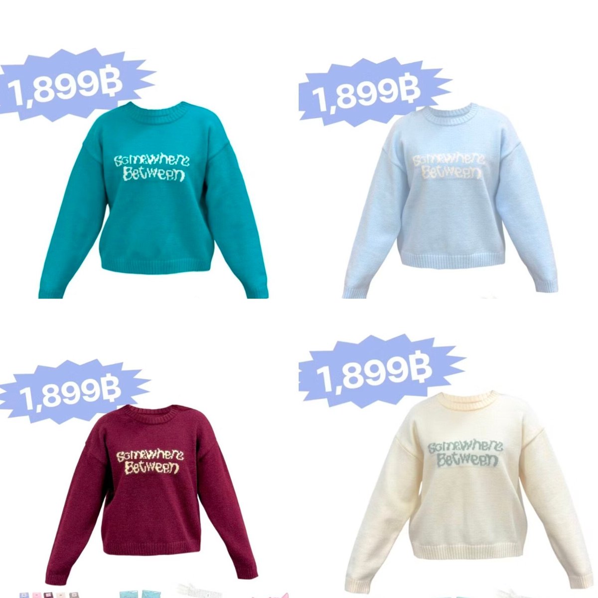 rossminii's tweet photo. ✨ WTS / ขาย✨

🎀สั่งแล้วรอบมาส่งค่าบ🎀

🎀สเวตเตอร์ ตัวละ 270฿💸

👕 : Blue S = 1
👕 : Blue M
👕 : Aqua S = 1
👕 : Aqua M = 1
👕 : Cherry M = 1
👕 : Cherry S = 1

📮ค่าส่ง 40฿🚚

#NewSSjarinyaxTTP
#jarinyaxteeteepor
#ตลาดนัดตี๋ตี๋ป๋อ
#jarinyaofficial https://t.co/5KzZhh1Xg5