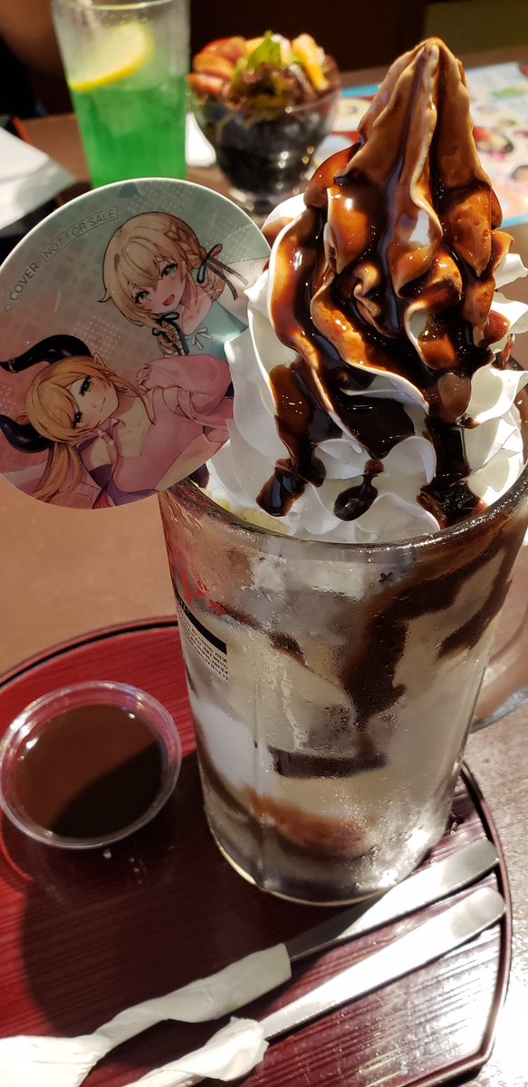 ishinoa_'s tweet photo. 極楽湯さんのホロライブコラボ行ってきました♨️
甘い物好きなので余裕でした😋 https://t.co/yiLSeDWDYX