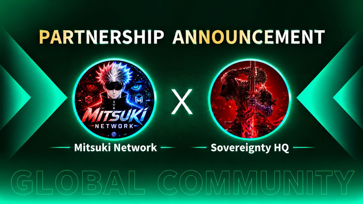 Itz_mitsuki3's tweet photo. 𝗧𝗼𝗱𝗮𝘆, 𝗜’𝗺 𝗲𝘅𝗰𝗶𝘁𝗲𝗱 𝘁𝗼 𝘀𝗵𝗮𝗿𝗲 𝗮𝗻𝗼𝘁𝗵𝗲𝗿 𝘀𝗽𝗲𝗰𝗶𝗮𝗹 𝗮𝗻𝗻𝗼𝘂𝗻𝗰𝗲𝗺𝗲𝗻𝘁 :

𝗠𝘆 𝗧𝗲𝗹𝗲𝗴𝗿𝗮𝗺 𝗰𝗼𝗺𝗺𝘂𝗻𝗶𝘁𝘆, 𝗠𝗶𝘁𝘀𝘂𝗸𝗶 𝗡𝗲𝘁𝘄𝗼𝗿𝗸  𝗶𝘀 𝗼𝗳𝗳𝗶𝗰𝗶𝗮𝗹𝗹𝘆 𝗽𝗮𝗿𝘁𝗻𝗲𝗿𝗶𝗻𝗴 𝘄𝗶𝘁𝗵 @Sovereignty_HQ1

Starting today, our two communities will move forward together as one strong 𝐖𝐞𝐛𝟑 𝐂𝐨𝐦𝐦𝐮𝐧𝐢𝐭𝐲.

I’m also incredibly excited to officially announce that I have joined @Sovereignty_HQ1  as a 𝐂𝐨-𝐅𝐨𝐮𝐧𝐝𝐞𝐫.

I would love to see all Sovereignty HQ members connect with the Mitsuki Network Telegram community, while all Mitsuki Network members join the Sovereignty HQ Discord server.

𝐎𝐮𝐫 𝐜𝐨𝐦𝐦𝐮𝐧𝐢𝐭𝐲’𝐬 𝐦𝐚𝐢𝐧 𝐠𝐨𝐚𝐥𝐬 𝐚𝐫𝐞:

• 🔹Sharing valuable Web3 opportunities and alpha

• 🔹Building meaningful connections and collaborations

• 🔹Bringing traders and Web3 enthusiasts together

• 🔹Supporting content creators and community members

• 🔹Organizing X raids and engagement activities

• 🔹Creating a strong global network within the Web3 space

Going forward, various opportunities, announcements, and important updates will primarily be shared through our Discord server.

This is just the beginning. Let’s build a strong Global Web3 Community together and shape the future of Web3.

Join Sovereignty HQ Discord: https://t.co/RHWPea1byk

Join Mitsuki Network Telegram: https://t.co/CuIu7eAMvL