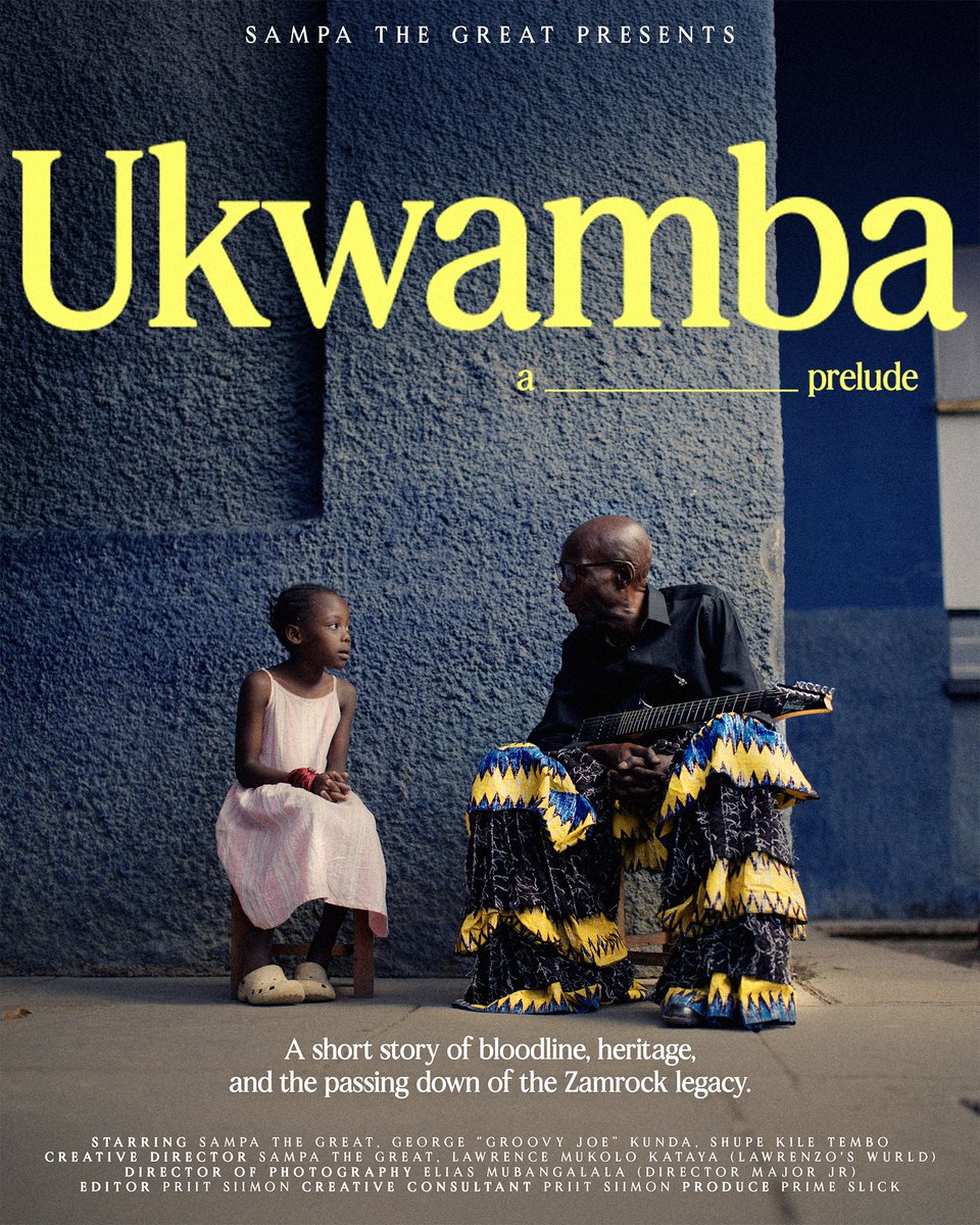 Sampa_The_Great's tweet photo. Ukwamba: (To Start) ⚫️🎸

Watch the preview HERE:
https://t.co/wQI5VHhGu0

LUSAKA! 🗣️🇿🇲 EXCLUSIVE BTS SCREENING W/Q&amp;A + SPECIAL GUESTS IS LOADING! 🎥🎥🎥🎥🎬🎬🎬🎬🎬🎬🎬📽️📽️📽️

Sign up to the mailer and lock in!

MADE IN ZAMBIA
————————— https://t.co/T538Xph9qs