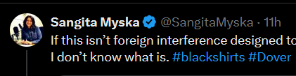 Sargon_of_Akkad's tweet photo. The foreign interference is complaining about foreign interference. 😭 https://t.co/wJarAltubV