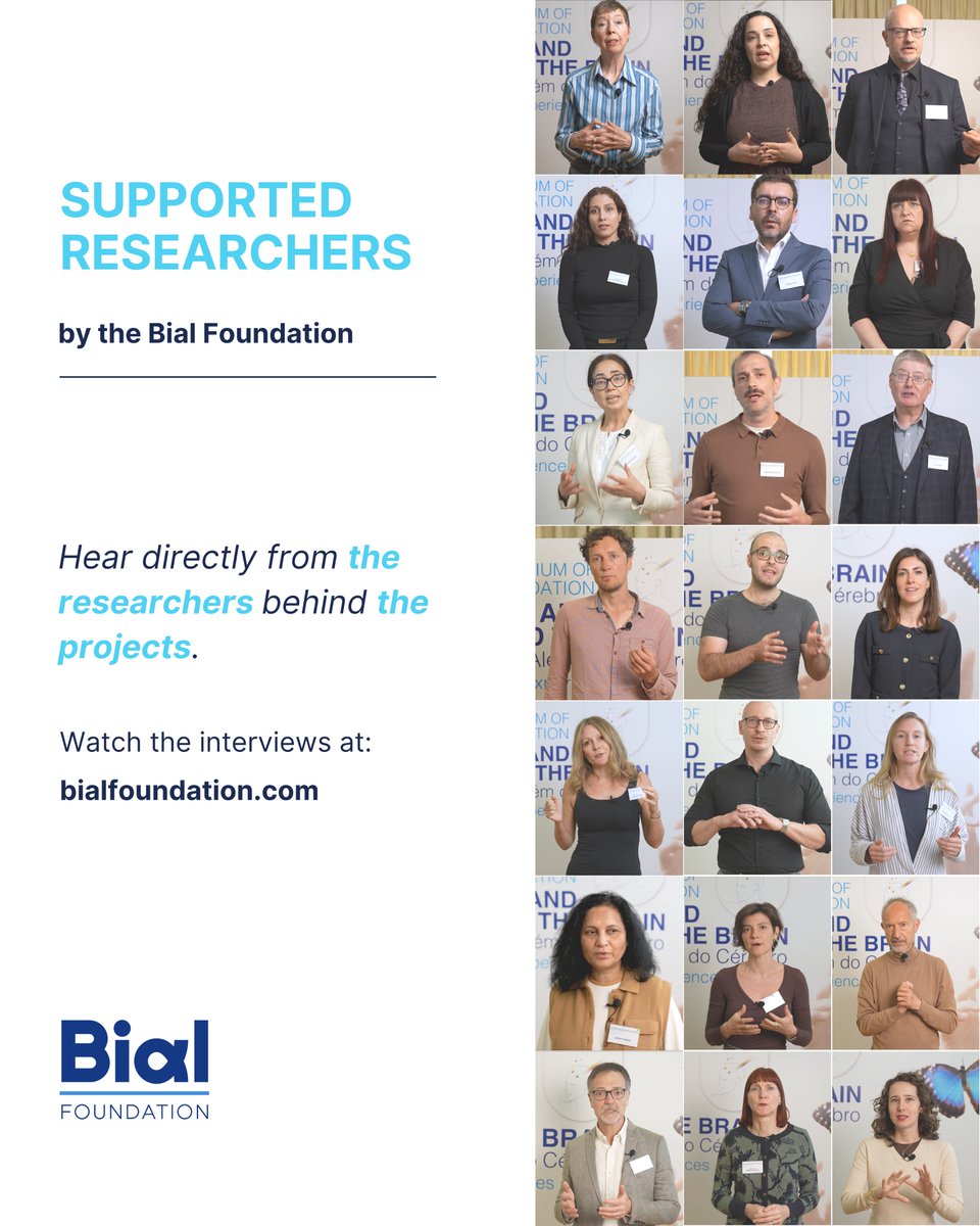 bialfoundation's tweet photo. ✨ Meet our supported researchers.

On the #BialFoundation website, you can find a series of engaging interviews about the projects supported by our Grants Programme for Scientific Research.

🎥 Watch the interviews at: https://t.co/ahwP8SvK2M

#ScientificResearch #Neuroscience #Psychophysiology #Parapsychology