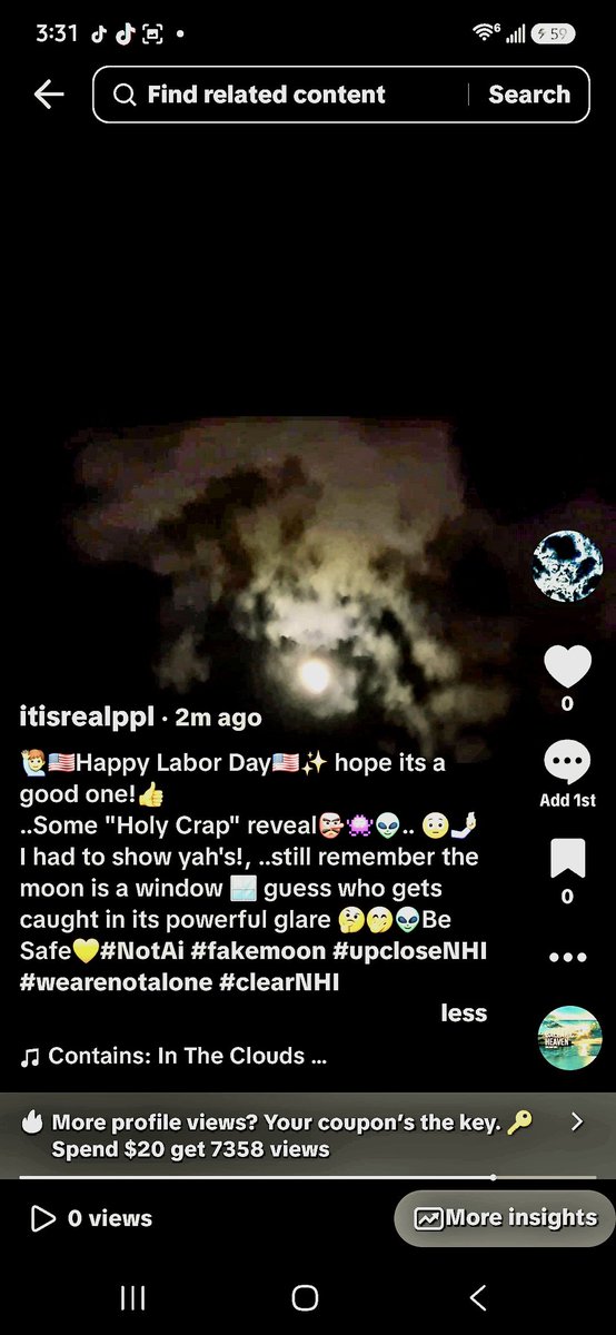 OthrRelm's tweet photo. โจ๏ธ๐บ๐ธHappy Labor Day ๐บ๐ธโจ๏ธ..Hope its a good one!๐
..Some Amazing Cloudscape Reveal ๐ฝ๐พ๐บ๐ช๐๐ for yah's to see..Mouth drops๐ฎ๐ฌ๐๐ฌ
Take care๐๐#NotAi #Real #fakemoon #proofofExtrterrestrials #wearenotalone #dailyETpost #NHIDIVULGE https://t.co/SrmVXuZbj8