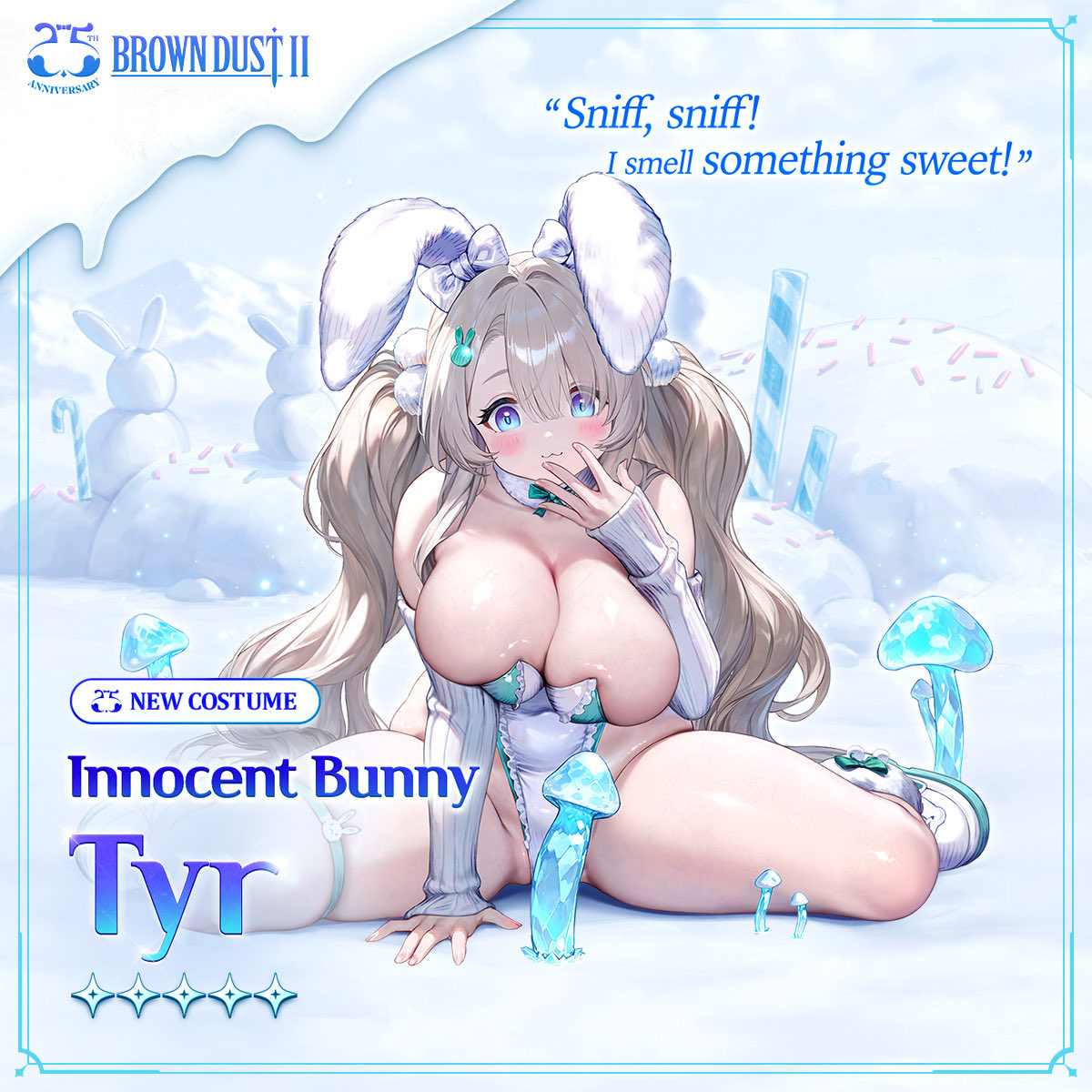 Naruhyy's tweet photo. #ブラウンダスト2 #browndust2 #chibi #tyr https://t.co/46MVwNN0ED
