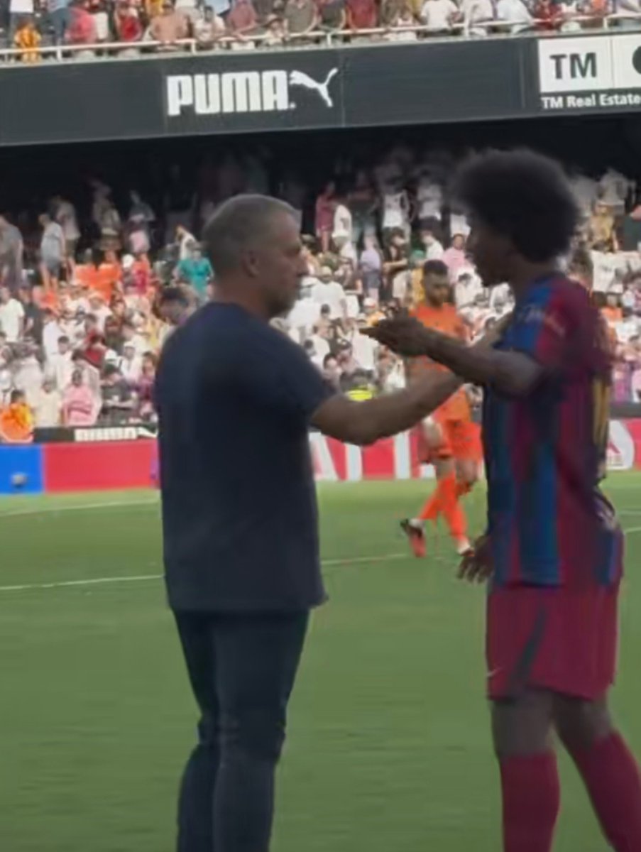 tomisinfcb's tweet photo. 🚨🎙️ Karim Adeyemi on what Hansi Flick told him after the final whistle against Valencia:

“I was a little surprised, honestly, because we were already winning comfortably. But Flick was still angry with me because he wanted me to press more. He told me, ‘Karim, the score doesn’t matter. When we lose the ball, I need you to react immediately and put pressure on them.’

“I laughed because I thought, ‘Coach, we’ve just won 5-0!’ But I understand his mentality. For him, it’s never just about the result. He wants the intensity to remain the same until the final whistle.

“He knows I have the speed to be a problem for defenders, but he also wants me to use that speed defensively. I respect that because he’s demanding more from me, even when everything looks perfect.”