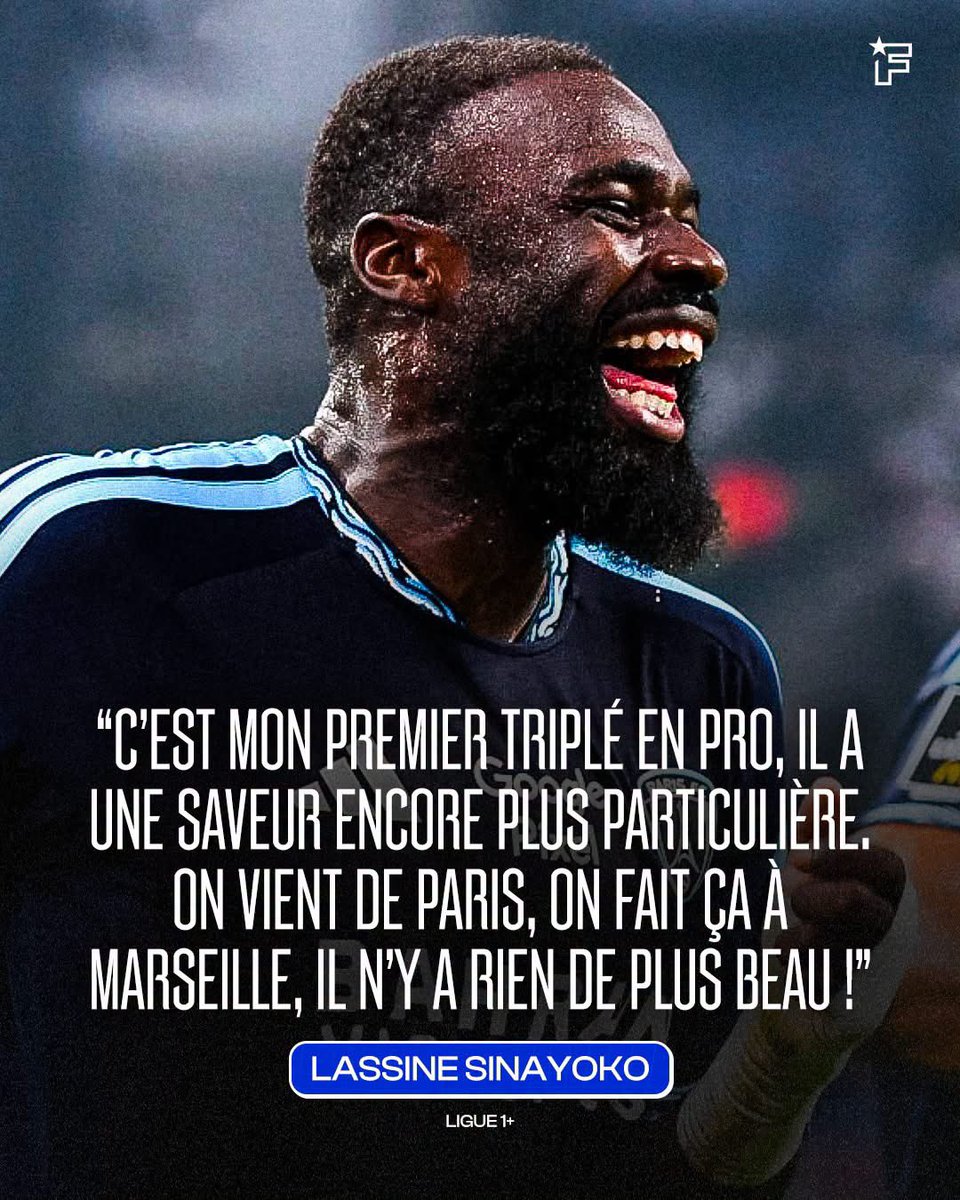 footmercato's tweet photo. 🚨 « On vient de Paris, on fait ça à Marseille, il n'y a rien de plus beau ! »

Auteur d’un triplé historique au Vélodrome pour offrir la victoire au Paris FC (2-3), Lassine Sinayoko n'a pas hésité à chambrer ses adversaires marseillais, ajoutant que la victoire de son équipe était amplement méritée. 💥🗣️