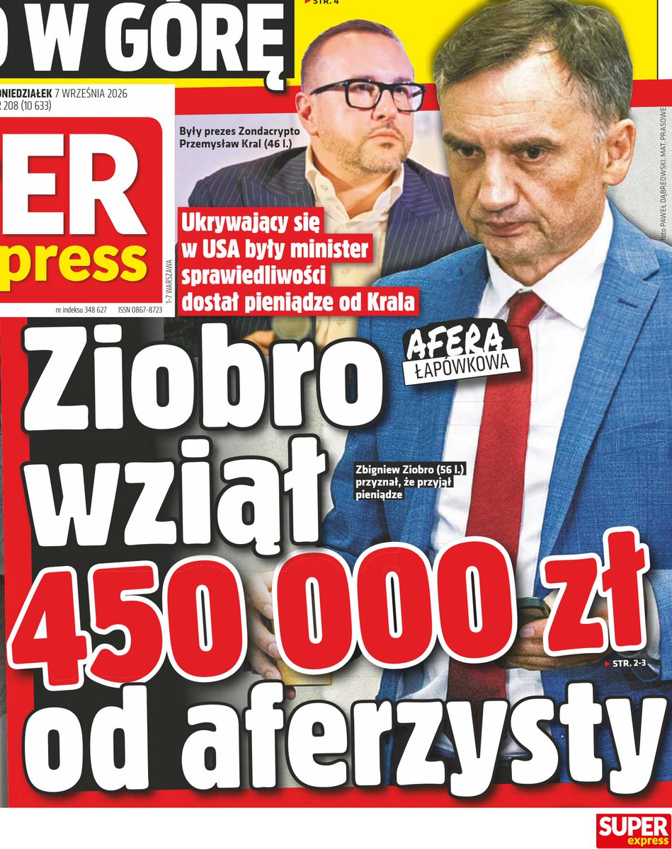 Lewica_News's tweet photo. * Zbigniew Ziobro to były minister sprawiedliwości i prokurator generalny w rządach PiS, który bojąc się prokuratorskich zarzutów uciekł z Polski. https://t.co/OZhJ7N9M19