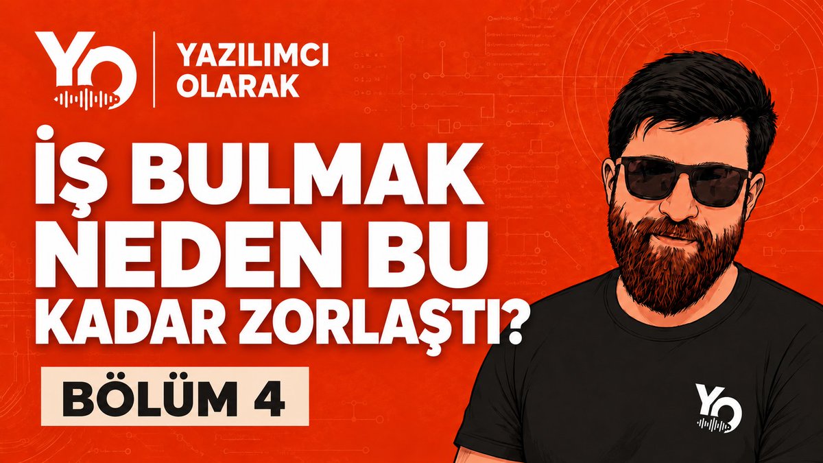 c__dursun's tweet photo. Yazılımcı olarak iş bulmak gerçekten neden bu kadar zorlaştı?

Bir dönem birkaç başvuruyla görüşme bulmak mümkündü.
Bugün ise aynı ilana yüzlerce, bazen binlerce kişi başvuruyor.
Peki gerçekten herkes mi yetersizleşti?

Yoksa biz, iş piyasasında yaşanan çok daha büyük bir dönüşümü kişisel başarısızlık gibi mi yorumluyoruz?

COVID sonrası değişen ekonomi, küçülen hiring bütçeleri, globalleşen aday havuzu, ATS sistemleri, AI ve gittikçe yükselen beklentiler...

Belki de bugün iş bulamamanızın nedeni düşündüğünüz şey değildir.

🎙️ Yazılımcı Olarak İş Bulmak Neden Bu Kadar Zorlaştı?
Yeni bölüm yayında.
Linkler 👇👇