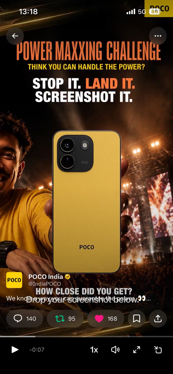 amansharmasem's tweet photo. @IndiaPOCO Powermaxxingโฆ ๐๐ป
#POCO #POCOX8Power #POCOX8 #PowerMaxxing #POCOX8Series https://t.co/jK0bCvZyno