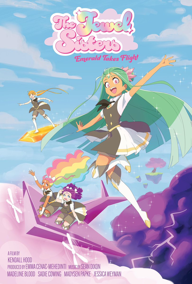 cosmoG2013's tweet photo. 緑がセンターの魔法少女、これでした
『The Jewel Sisters(ジュエルシスターズ)』
(多分)アメリカのインディーズアニメ

短編が公開されて以降、特に音沙汰なしで僕ぁ待ってるんですが…w https://t.co/YV9HojUdK1