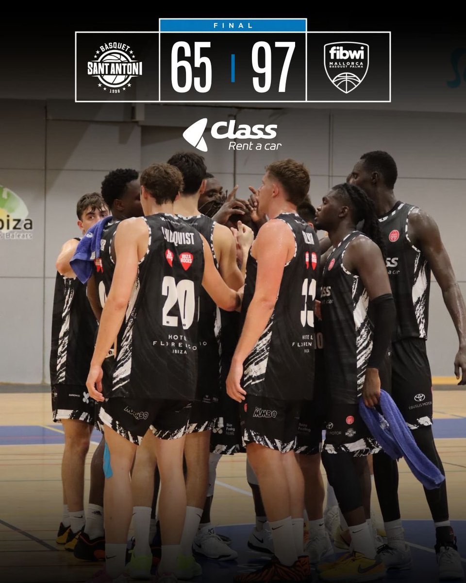 CBSantAntoni's tweet photo. 🏀 Continuam sumant minuts de pretemporada.

🚗 Llega la crónica del partido patrocinada por @classrentacaribiza

❌ No ha sido el partido que queríamos. Caemos por 65-97 ante Fibwi Mallorca Bàsquet Palma.

🔧 Seguimos en pleno proceso de construcción, con muchas caras nuevas, pocos entrenamientos juntos y todavía mucho trabajo por delante. Sabemos que el margen de mejora de este equipo es enorme.

📈 Estos partidos también forman parte del camino. Nos sirven para detectar lo que tenemos que corregir, seguir acoplando piezas y continuar creciendo como equipo.

💪🏼 Ahora toca trabajar, aprender y mirar hacia delante.

🔜 El próximo sábado llega ya la competición oficial con nuestro debut en la Copa de España, a domicilio frente al Getafe, a las 18:00 h.

💙 Seguim treballant. Seguim creixent. Junts.

#Classrentacaribiza #OrgullDeClub #UnaIslaEnLaGrada #UnaIllaUnDestí