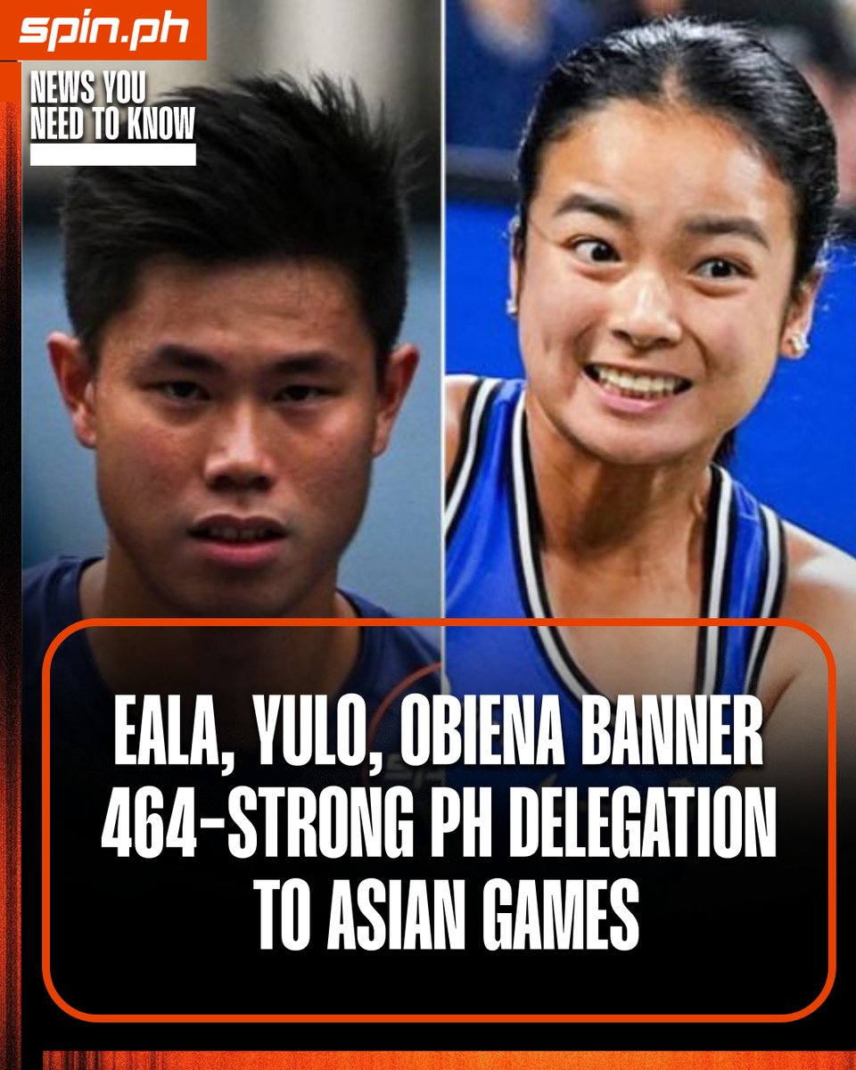 spinph's tweet photo. How many gold medals can Team Philippines 🇵🇭 win in Nagoya with this team? 🤔 #AsianGames

READ: https://t.co/Jajts5ESFc https://t.co/PMTxe9hnqG