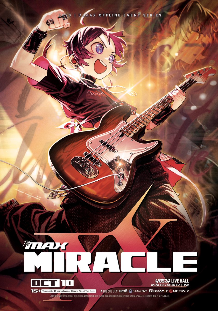 DJMAX_global's tweet photo. DJMAX ENT | DJMAX MIRACLE 2026
Teaser 2

다가올 가장 특별한 하루,
우리가 곧 MIRACLE입니다.

MIRACLE 10.10
2026.10.10(토)
YES24 LIVE HALL

#djmaxmiracle #miracle1010
#djmax #djmaxent https://t.co/Xf7Vl93TF8