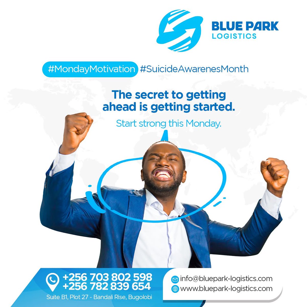 BluePLogistics's tweet photo. The secret to getting ahead? Just begin. One deep breath, one small task, one conversation. 

Your story matters and your next chapter starts now. 

#MondayMotivation #SuicideAwarenessMonth #YouMatter https://t.co/IapBBx2drv