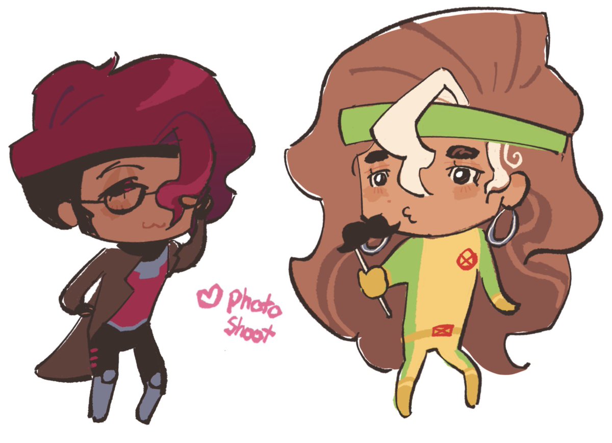 sprinklekittay's tweet photo. can u tell i gave up on gambit?    photoshoot doodles im not finalizing this unless i get monahhhyy https://t.co/TKmZzzH6Aj