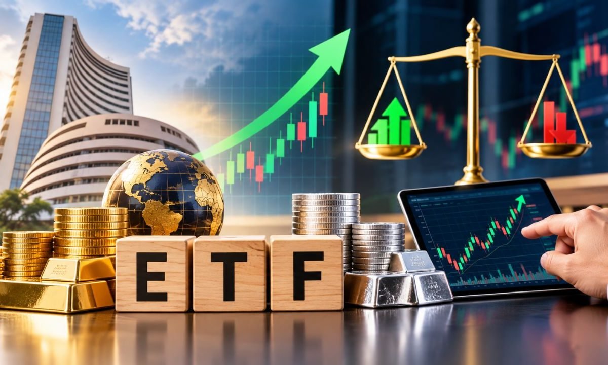 Moneyposthindi's tweet photo. Gold-Silver ETF New Rules: 15 मिनट का कूलिंग-ऑफ और 6% का टाइट दायरा! जानें 7 सितंबर से कितना बदला ट्रेडिंग का तरीका 👉 https://t.co/67ZnicXVd8 https://t.co/LamRftmThj