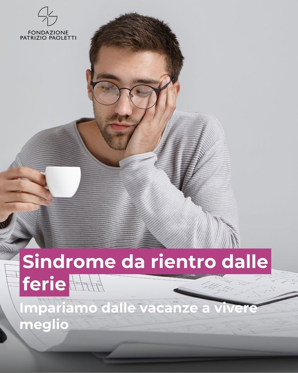 Paoletti_FND's tweet photo. Durante le #ferie, viviamo ritmi diversi dal nostro solito quotidiano. Per rendere il rientro alla vita quotidiana più sereno possibile, ricordiamoci che il nostro #cervello si adatta facilmente, ma ha bisogno di tempo per farlo. 
👇👇👇
https://t.co/EiWbHSfF7d https://t.co/nbPW8pPwik