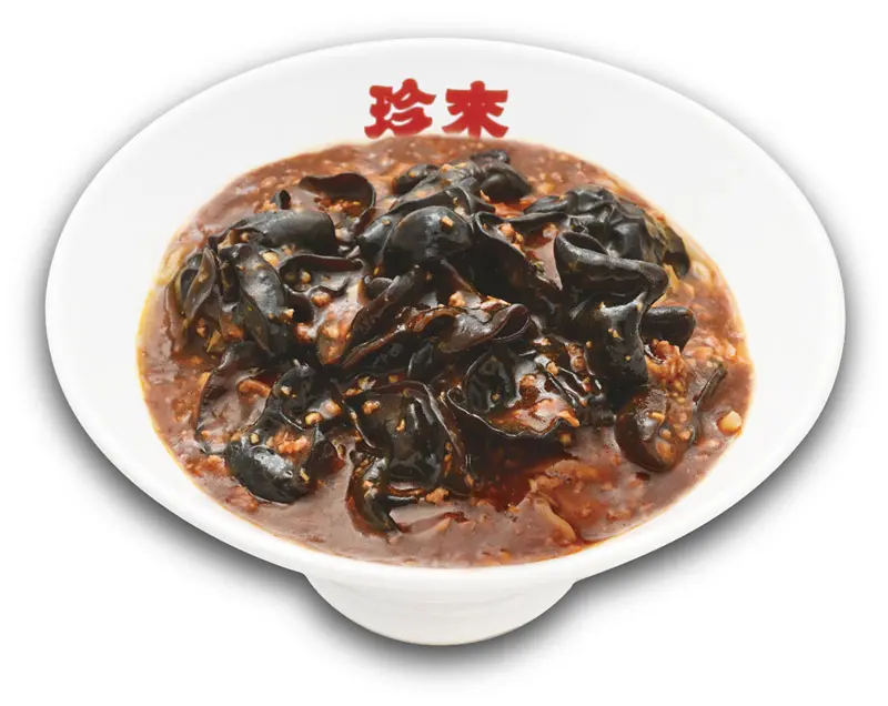 otakumatch's tweet photo. 千葉・茨城民にはおなじみのロードサイド中華「珍來」が、「キクラゲだけ食べたい」というリクエストに応えてしまったそうです。
ビジュアルつよっ。

■「キクラゲだけ食べたい」に応えた結果　千葉・茨城の老舗中華「珍來」、キノコ愛がすぎる秋フェア開催
https://t.co/th6DejOjGv https://t.co/47Rc2gLlgA