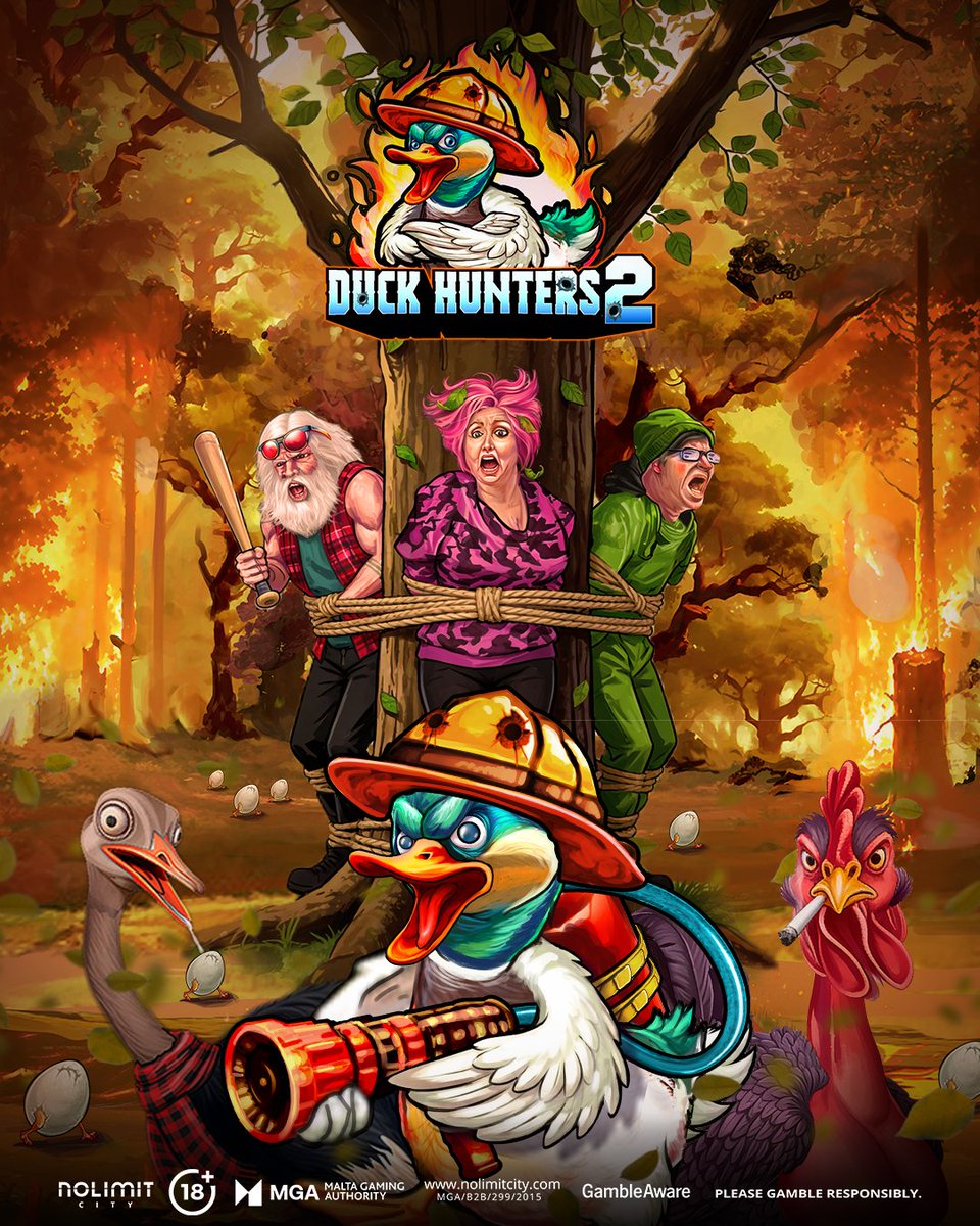 CityNolimit's tweet photo. This fall... the South’s finest are back. 

Granny ain’t too happy... 🦆🔥

#NolimitCity #DuckHunters2 #BuryTheLimit

18+ | Please Gamble Responsibly | https://t.co/fhMsDoXB2R https://t.co/i1jKWqcklF