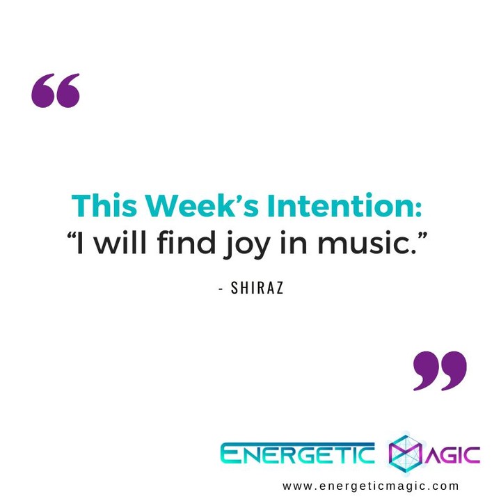SomerMertevcv's tweet photo. This week’s intention: find joy in music. Each day, choose one song that speaks to your soul. Let it lift your mood and spirit. Play it often, dance if you want, and simply enjoy. https://t.co/xF2XExM2Re