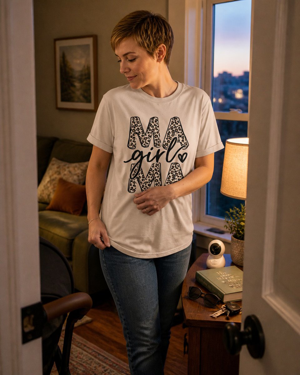 RickyHudes's tweet photo. MAMA GIRL Round Neck Short Sleeve T-Shirt — your go-to tee for easy days. Throw it on, cuff the sleeves, and keep the vibe effortlessly cool. https://t.co/shZdDsX2k7