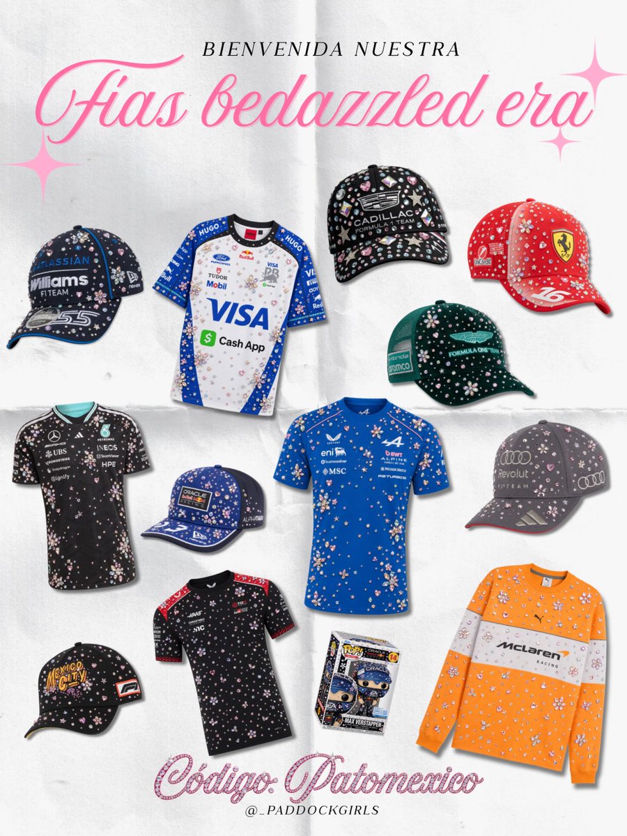 JohnTredwe5a's tweet photo. 67 days until the Mexico GP! Do you already have your F1ESTA merch? Find everything you need to enjoy the Grand Prix in style at @formulaentreamigos. Use code PATOMEXICO for the best prices. See you at the F1ESTA! https://t.co/INchBqwJwK