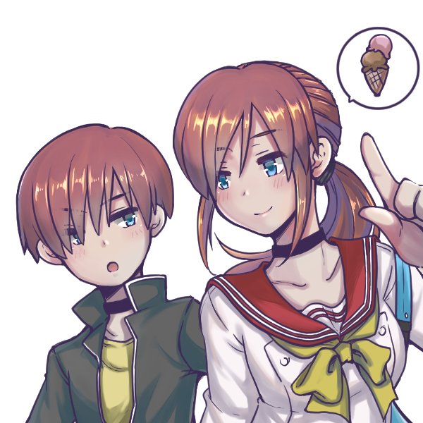 Nagi_oo9's tweet photo. 学パロスティクレで放課後、二人で食べ歩きとかしてたらいいな… https://t.co/6yofdVKWli