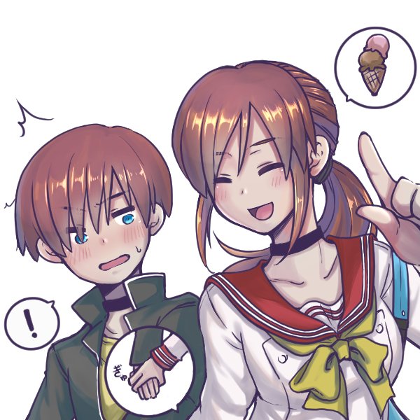 Nagi_oo9's tweet photo. 学パロスティクレで放課後、二人で食べ歩きとかしてたらいいな… https://t.co/6yofdVKWli