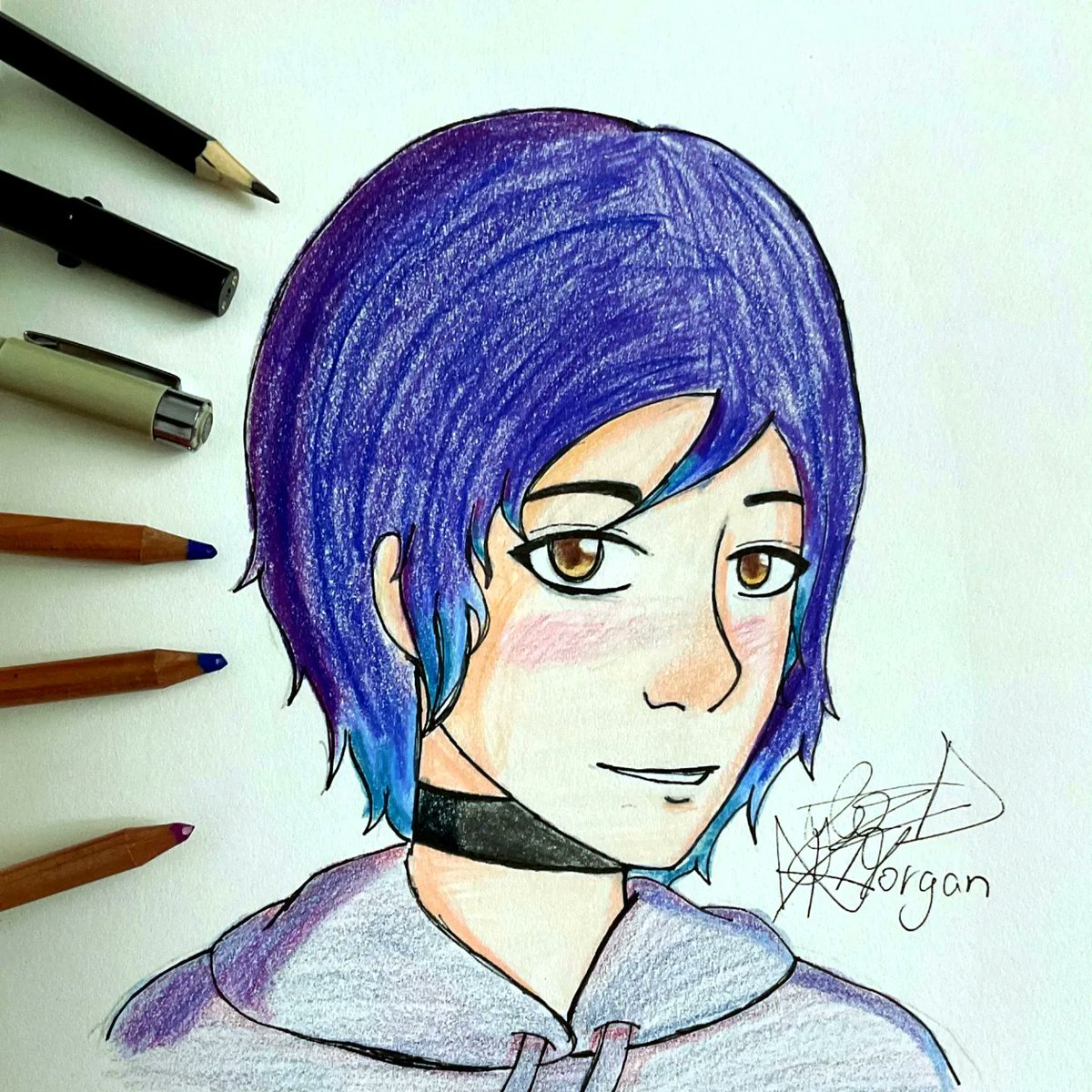 LynneElenbaas's tweet photo. I remembered traditional art exists. My skills are so rusty. https://t.co/KQyZ8H6Ql7