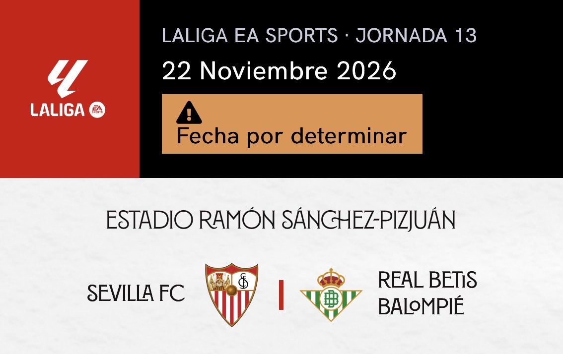 NEC_QAC's tweet photo. 🚨 TE KOOP: 2 tickets voor de derby van Sevilla💥, deze wordt in het weekend van 21/22 november gespeeld en dan waarschijnlijk op de 22e. Plaatsen op de korte zijde achter de goal. Face value 93,50€ per stuk, wat ik er ook voor betaald heb #Sevillafc #ElGranDerbi #Betis #Sevilla https://t.co/uheZQRVXPj