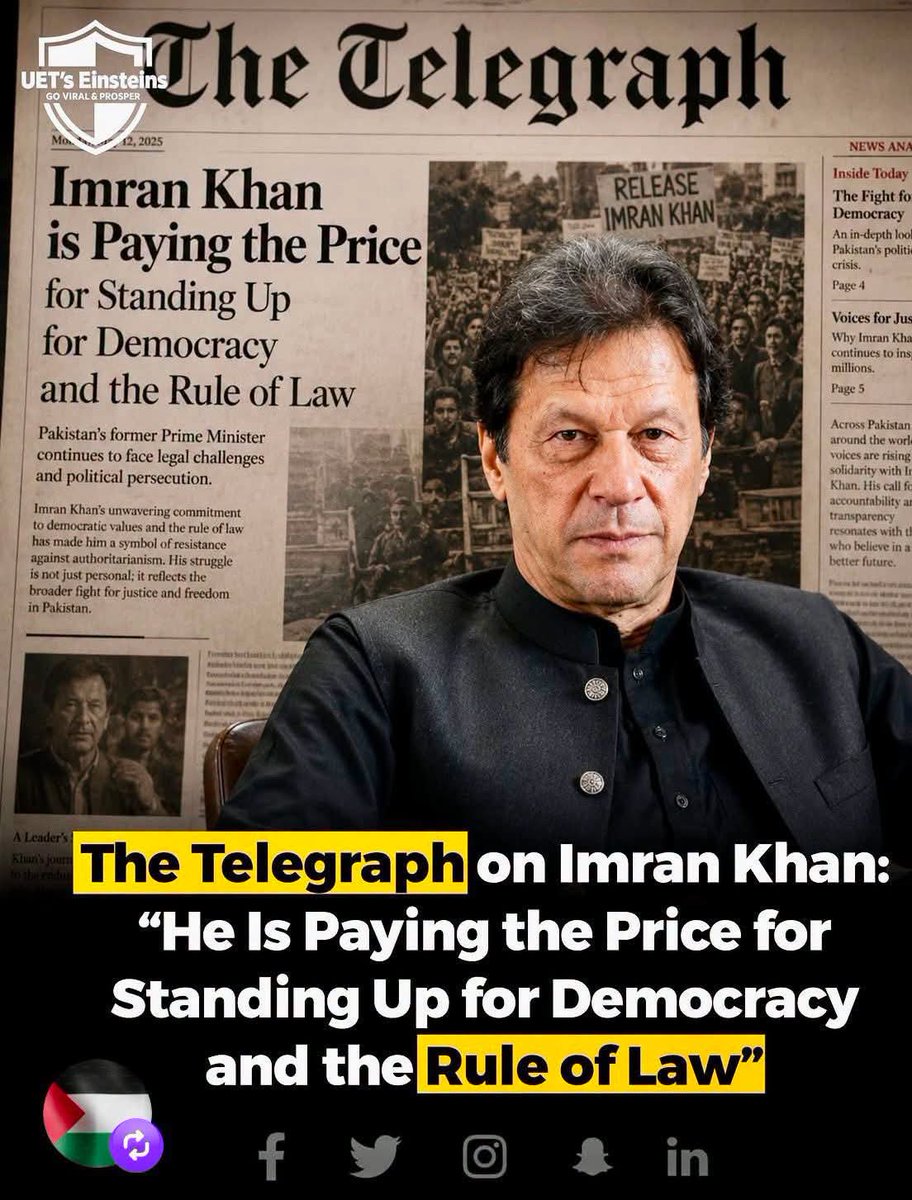 AasifzaiAzhar's tweet photo. وہ جمہوریت اور قانون کی حکمرانی کے لیے کھڑے ہونے کی قیمت ادا کر رہا ہے۔ دی ٹیلیگراف https://t.co/TP0TfY0bVM