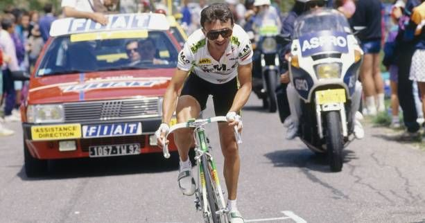 TousPoulidor's tweet photo. 7 septembre 1999. Mort de Thierry Claveyrolat. Acculé par les difficultés empilées au fil d'une après-carrière mal gérée, l'Aigle de Vizille s'est logé une balle dans la tête. Il avait 40 ans https://t.co/4JPaJo9njf