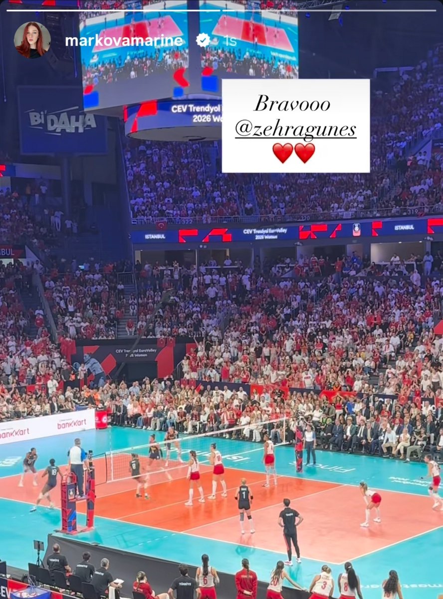 volleylin's tweet photo. Ölcem zehraya aşık.. maçtan tek story atmış shsjs https://t.co/zgNTEjNNJW