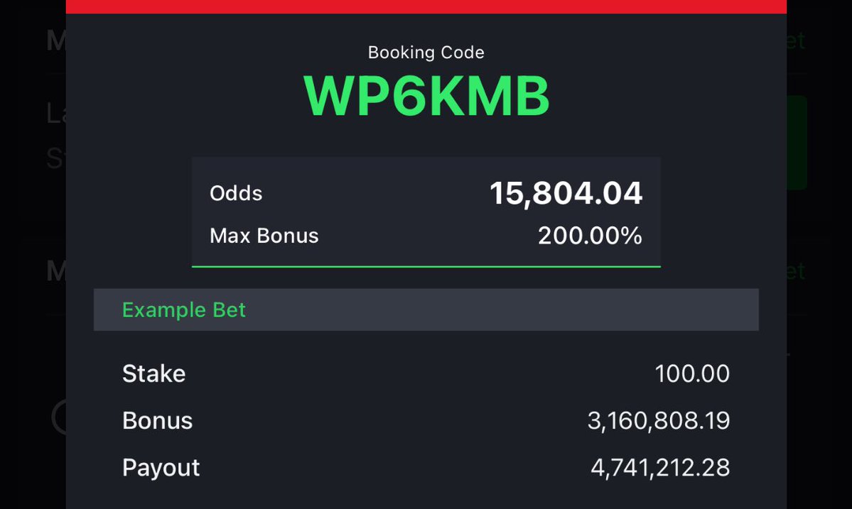 king_daryb's tweet photo. 15k odds ➡️ WP6KMB 
600 odds edit ➡️ ZYZ2Z9

See you on Sunday after boom💥 ! https://t.co/gsBNYkRpaM