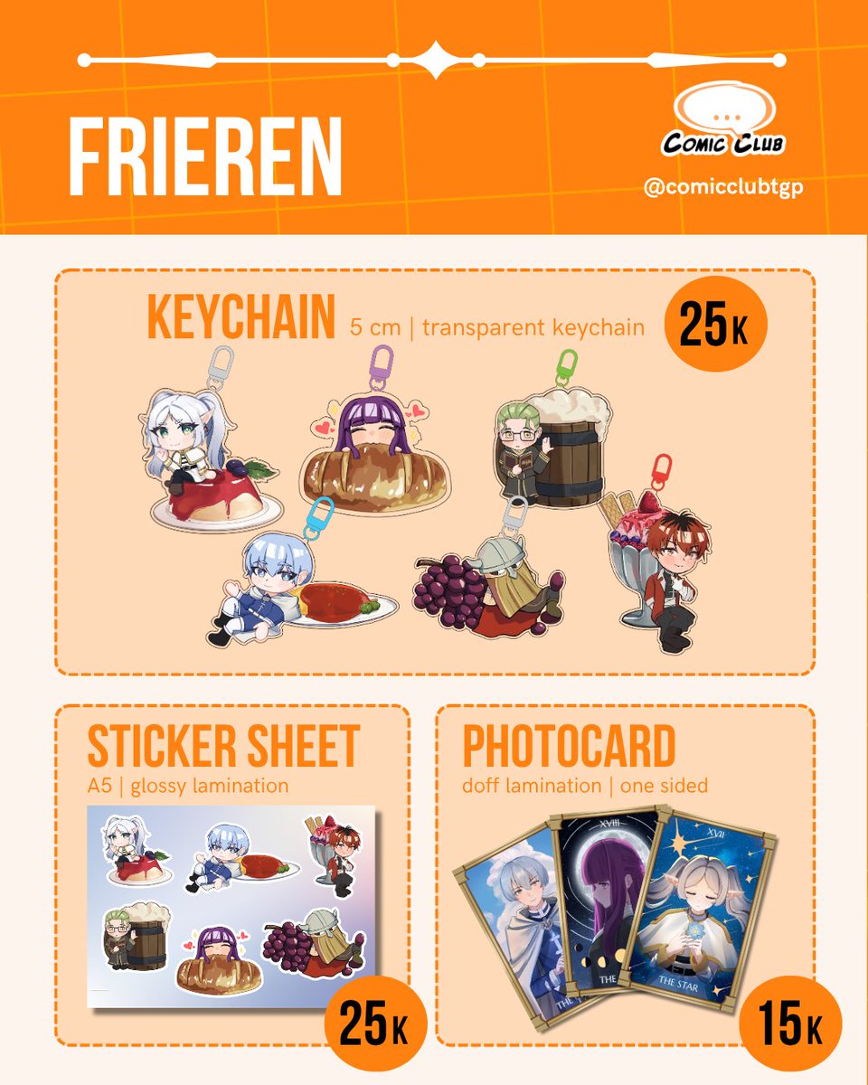 ComicClubTGP's tweet photo. COMIFURO 23 CATALOGUE 
❤️🔁 appreciated!

Our #CF23 catalogue is here &amp; PO is OPEN! 
✨ Persona, Frieren, RE, Nijisanji, R1999, Uma Musume, ORV

🗓️ PO: 5–19 Sept 2026
📦 Pick Up &amp; MO
📍Pick Up: Comic Club Booth Day 1 only
💌 MO proceed after the event
#CF23 #persona #frieren #RE https://t.co/aB7VvA43e8