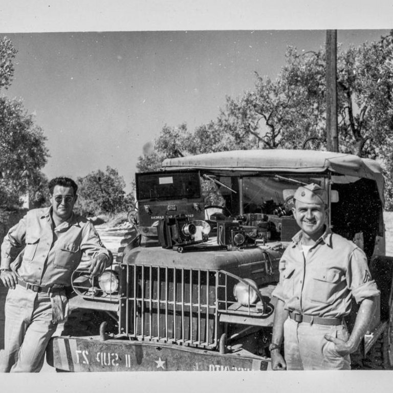 dorothyricha7rd's tweet photo. Two men, one jeep, and the cameras that will carry this dust home. https://t.co/64nFBDifNB